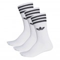 ADIDAS SOLID CREW SOCK 3 PACK