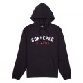 CONVERSE STANDARD FIT CENTER FRONT ALL STAR LOGO PRINTED HOODIE FT (10023847-A01)