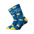 BEE UNUSUAL "DON'T GIVE A DUCK" BLUE SOCKS