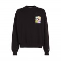 TOMMY HILFIGER BOXY LUXE GRAPHIC CREW