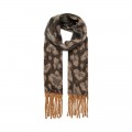 ONLY POLLY LIFE HEAVY BRUSHED SCARF LEO
