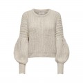 ONLY ONLSCALA L/S O NECK PUFF PULLOVER KNT