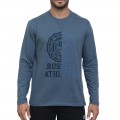 RUSSELL ATH ROSE L/S  CREWNECK TEE SHIRT