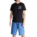 CALVIN KLEIN DIFFUSED STACKED TEE